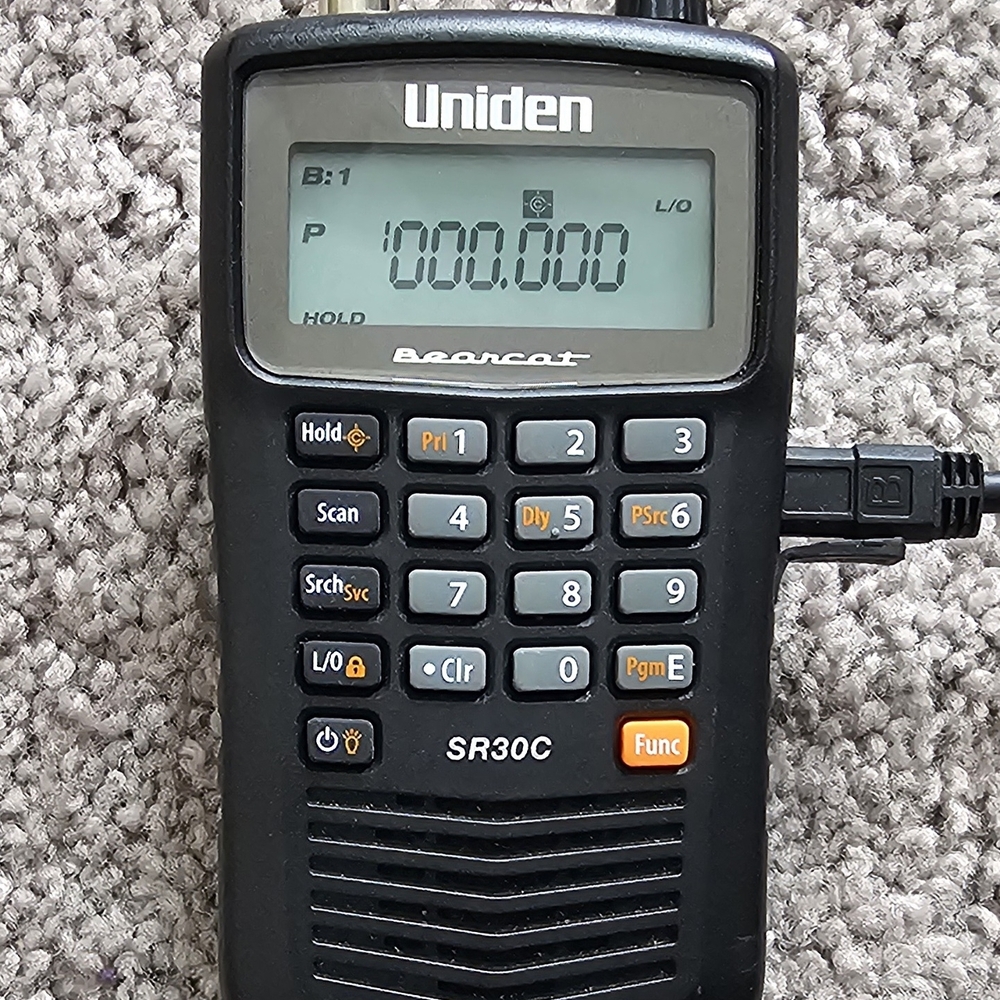 Uniden Black SR30C Handheld Radio Scanner